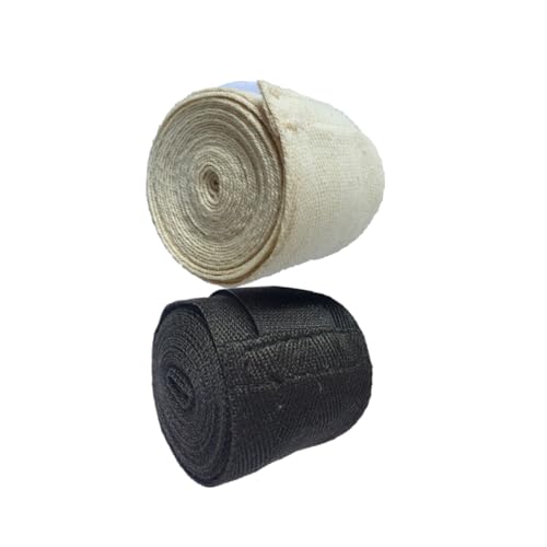 VICASKY 2pcs Cotton Boxing Hand Wraps 2.5m for Kickboxing and Thai Boxing Training Elasticated Wrist Straps for Men and Women for Sparring and Fitness
