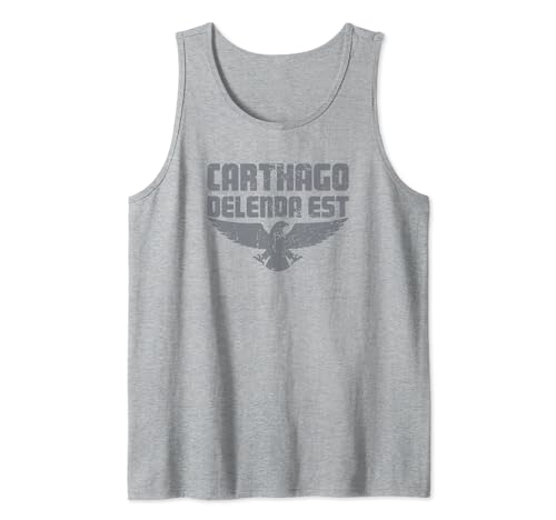 Camiseta de la Antigua Roma Cartago/Carthago Delenda Est Camiseta sin Mangas