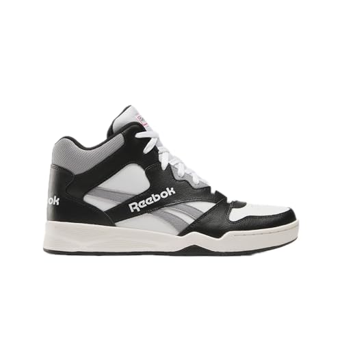 Reebok Baskets Royal Bb4500 Hi2 Unisexes, Blanc Noir Gris Barelygrey, 34 EU