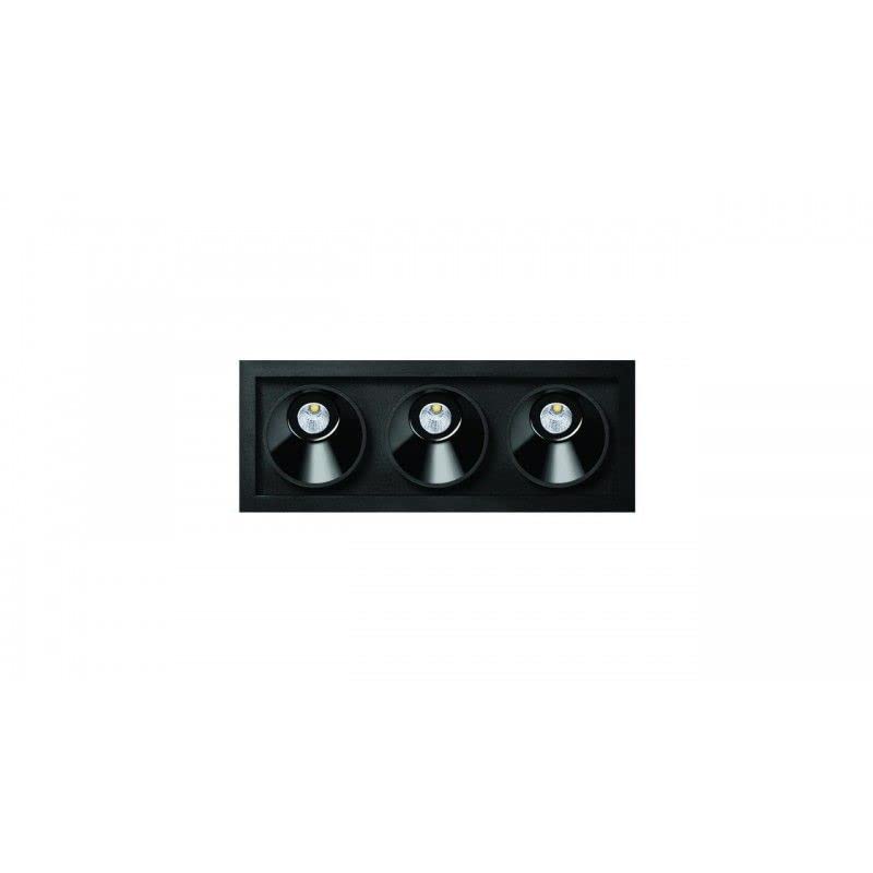 Luminaire BLACK FOSTER ASYM REC idéal pour éclairage salon chaleureux