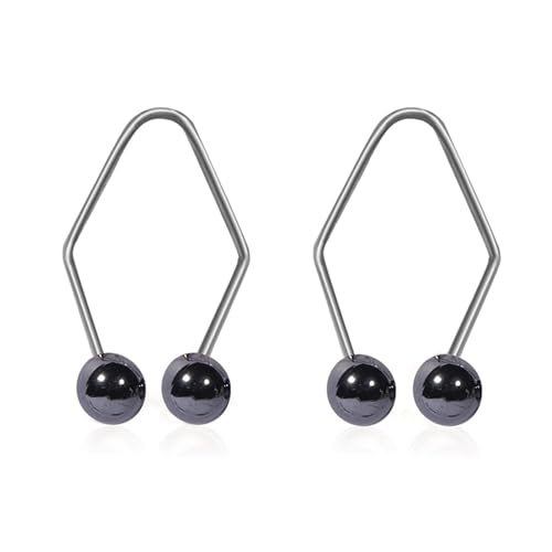 SNONRDO Dimple Maker Pack of 2 Natural Dimple Maker Cheeks, Dimple Trainer Beads Smile, Dimple Maker for Women and Girls, Dimple Maker for Sleeping, Working (Zwart)