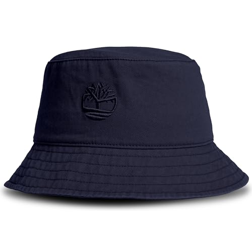 Image of Timberland Mens Bucket Hat, Cotton Twill, Soft Brushed Finish, Packable Sun Hat