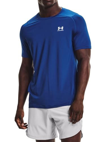 Image of Under Armour Men's UA HG Armour Comp SS Short Sleeve Functional Shirt Quick Dry T-Shirt with Compression Fit
