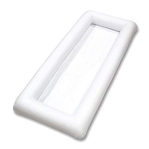 muxiao Bar de serviço inflável Salada Bandeja de gelo Recipientes para bebidas de alimentos, Buffet