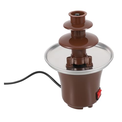 NAMOARLY 1Pieza Máquina De Fondue De Chocolate De Fuente De Chocolate Inoxidable Fabricante Chocolate para Fiestas y Celebraciones para Derretir Chocolate