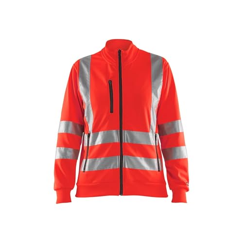 Ropa de trabajo sweat de travail zippé reflectante mujer Blaklader rojo L