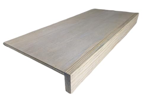 Wire Shelf Covers (Real Wood) for Pantry & Closet – Custom Fit for Wire Rack Covers – Handmade in USA, Custom Sizes for 9, 12, 16 or 20 Width to Upgrade Closet Shelving (29L, 9W, W Oak)