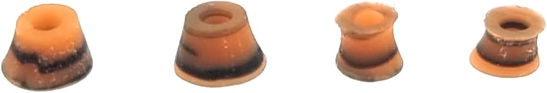 SPITBOARDS® Fingerboard Swirl Bushings Duro Series 78A Orange-Brown