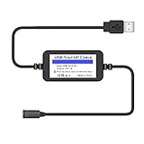 Yorikyas Heated Jacket Battery Adapter Charger USB Step-Up Cable for Milwaukee, Makita, Snap-on, Metabo, Craftsman, AEG, Ryobi, Rigid (5V Step-Up 12V)