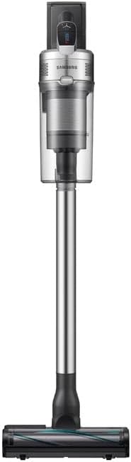 SamsungJet 90 Pro Cordless Stick Vacuum Cleaner and Mop, Max 200 W Suction Power, Up To 60 Minutes Battery Life, With Spinning Sweeper Tool and Standalone Charging Station, VS20R9049T3, Silver