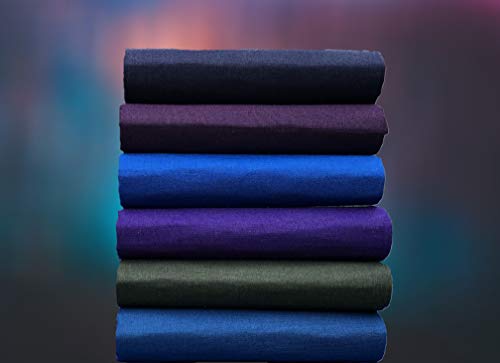 100% Cotton Pack of 6 Mens Premium Handkerchiefs 43cm x 43cm