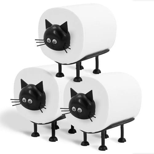 Cat Toilet Roll Holder: Tissue Paper Roll Storage Stand -