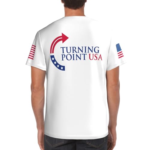 Turning Point USA Shirt TPUSA Men's T-Shirt Short Sleeve Crewneck Tees2