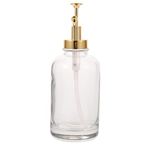 Bouteille transparente VALICLUD distributeur portable en verre étanche