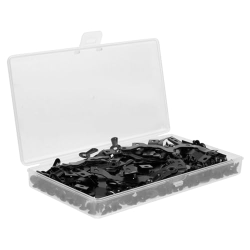 Image of 1Set Metal Picture Frame Backing Clips Hardware Fasteners for DIY Photo Frame Supplies for Hanging Photos and Crafts