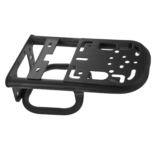 STOBAZA Adjustable Rear Bike Rack for Electric Bicycle, Iron Rear Seat Storage Bracket Compatible with Adult Bikes, Universal Back Shelf Rack for Bicycle Cargo and Pannier Carrying