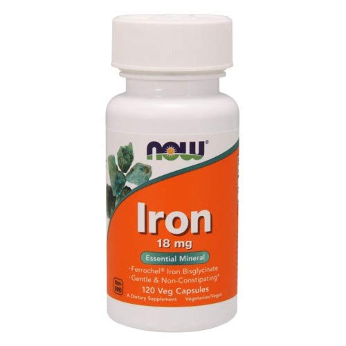 NOW Iron (Bisglycinate) 18 mg - Foods - 120 - VegCap