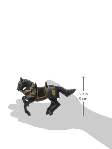 Papo 39276, Schwarzes Pferd Mit Rüstung, Spiel, Mehrfarben, Schwarz