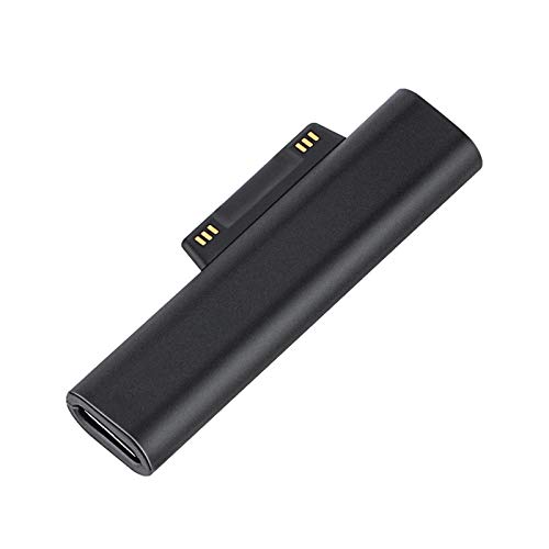 SUPERNIGHT 15 V 3 A Type C Adapter naar Surface Stekkeradapter Oplaadadapter Type C Vervanging voor Microsoft Surface Pro/Surface Laptop / Surface Go/Surface Book (1 Pack)