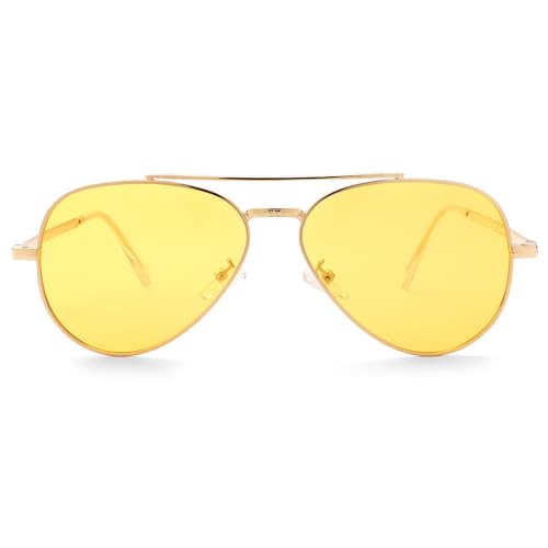 Pro Acme Classic Polarized Aviator Sunglasses for Women Men - UV 400 Protection 57MM