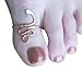 California Toe Rings 14k Gold Filled Swirl Snake Adjustable Toe Ring for Women
