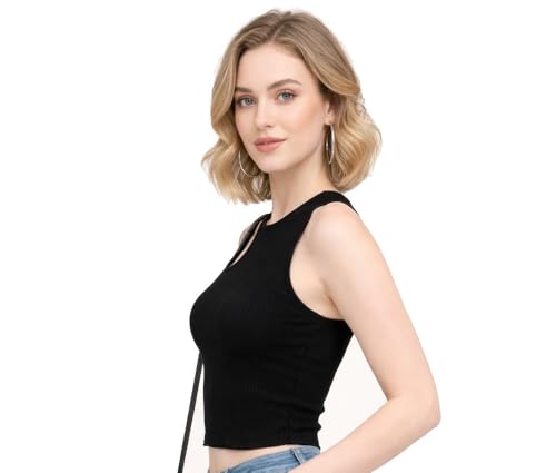 Image of Women's Trendy Premium Cotton Tank Top & Crop Top for Women
