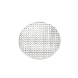 Runde Edelstahl-Grillmatte für Grillrost, Grillrost, 26 cm