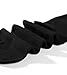 UBUMO Men's Tabi Socks Flip Flop Split Toe Crew Geta Cotton Pack of 6