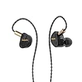 PHILIPS(フィリップス) TAE7009 インイヤーモニターイヤホン カナル型 有線 2pin脱着式 高遮音イヤーピース レコーディング リスニング ゲーミング ストリーミング/配信 ステージ パフォーマンス USB-Cアダプター付属 クリアサウンド (ブラック)