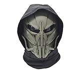 JFFCESTORE Airsoft Mask Balaclava Face Mask Tactical Wild Mask Paintball Headgear Mask Dual mode Hoods Face Mask for Halloween Paintball CS Game Cosplay and Masquerade Party (OD Green)