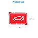 Jaronx Compatible with BMW Trunk Button Cover Rear Trunk Tailgate Button Replacement 1' E81/E82, 2' F22/F23,3' E90/F30,4' F32, 5' E60/F10/F11, 6' E63/F12, 7' F01/F02, X1 E84,X3 F25, Z4 E89/G29(Red)