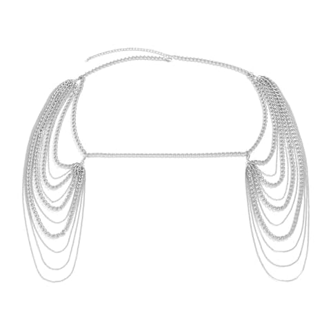NICENEEDED Silver Body Chain for Women Cover
