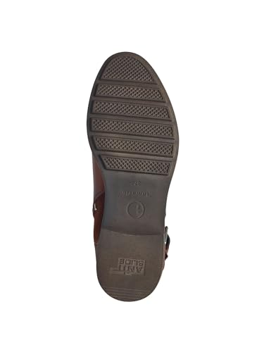 Tamaris Damen Stiefelette Blockabsatz bequem; COGNAC, EU 37 – Ansicht 5