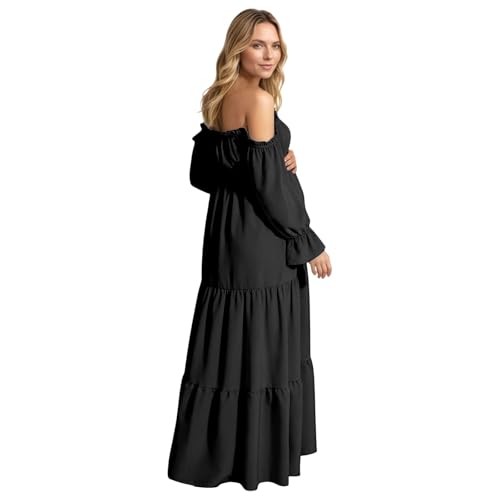 Robe maternité cérémonie chic et fluide pour soirée de prestige