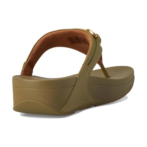 Image of FitFlop Lulu Chunky-Snaffle Leather Toe-Post Sandals