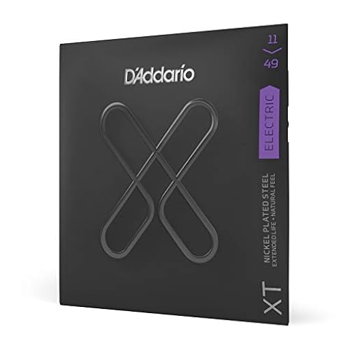 Cuerdas de guitarra eléctrica D´Addario, XT con revestimiento de níquel, XTE1149, calibre medio 11-49, juego de 6 cuerdas, paquete de 1 | Ya disponible en tu tienda friki favorita! En mundofriki.es!