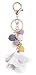 Giftale Pumpkin Beads Fabric Flower Handbag Charms Purse Keychain for Women