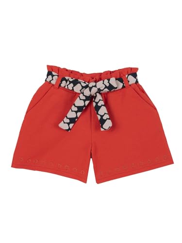 Short Chicco enfant rouge anti-irritation en coton souple pour garçon