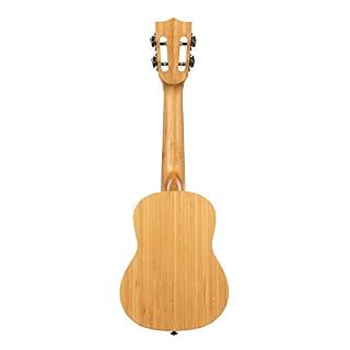 Kala KA-BMB-S Ukulélé soprano en bambou massif avec sac (UB-S) - Les Beatles, Paul McCartney, John Lennon, RIngo Starr, George Harrison Kala KA-BMB-S Ukulélé soprano en bambou massif avec sac (UB-S) – Image 2
