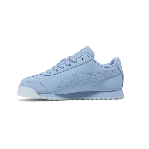 Image of Puma Unisex-Child, Roma Reversed Mist, Zen Blue-ICY Blue, Little Kid 2.5