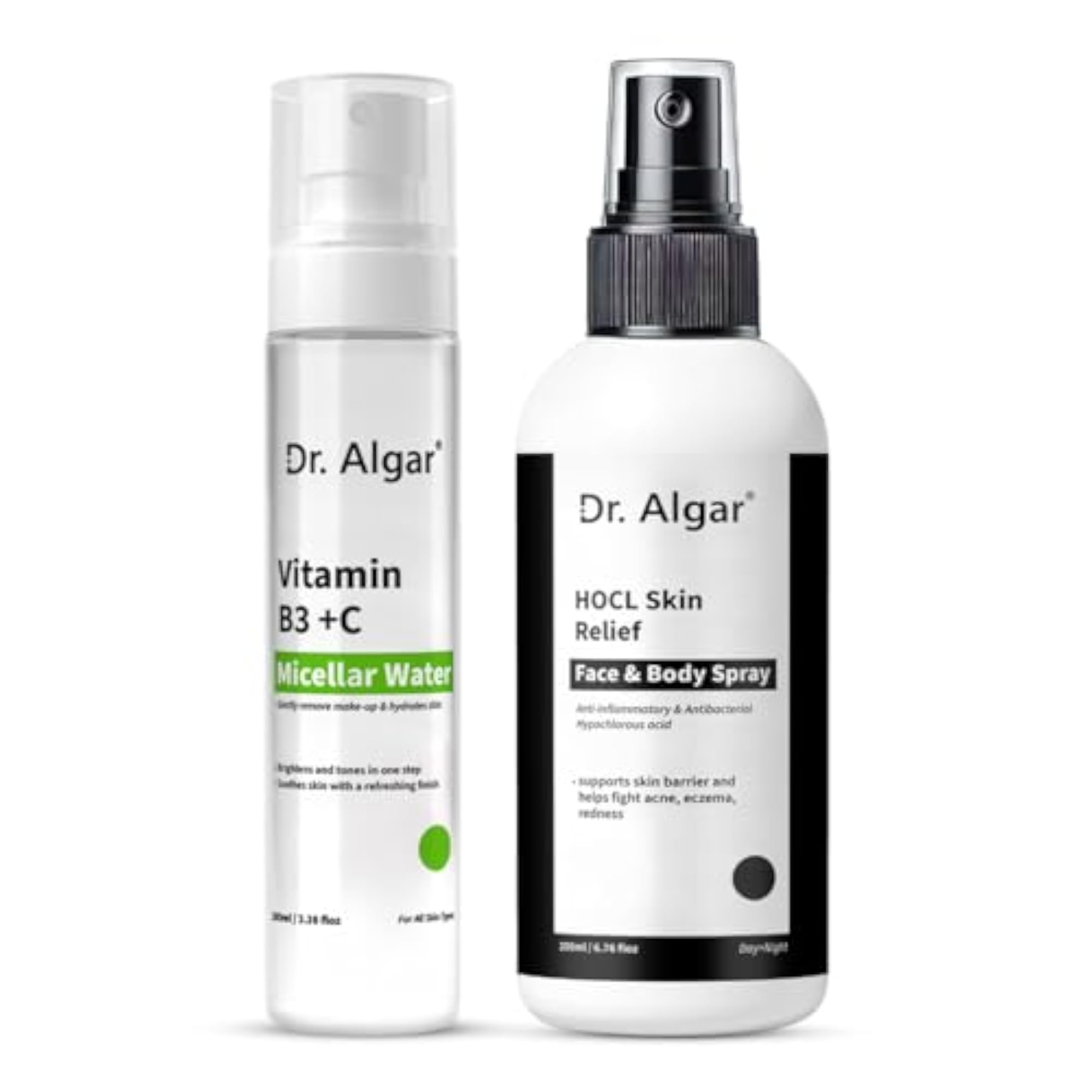 Micellar Water + HOCL Spray Skin Care Combo