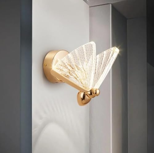 Image of 12 Watt Led Wall Light and Wall scones wall lamp for- Home, Kitchen, Bedside, Bedroom, Living Room, Office, Indoor, Bedside, Mirror Side, Diwali Lighting (Clera Wall Butterfly)