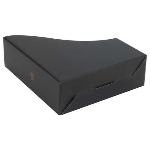 MUNGHOK 12 Stück Zeitschriftenhalter Pappe Schwarz, Stehsammler Pappe A4, Aktenhalter A4 Stehsammler Kraftpapier Schreibtisch Organizer für Datei Ordner Bürobedarf