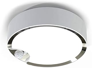 WOOPHEN Motion Sensor Ceiling Light Battery Operated Super Bright Indoor Wireless LED Light, 400LM White Light