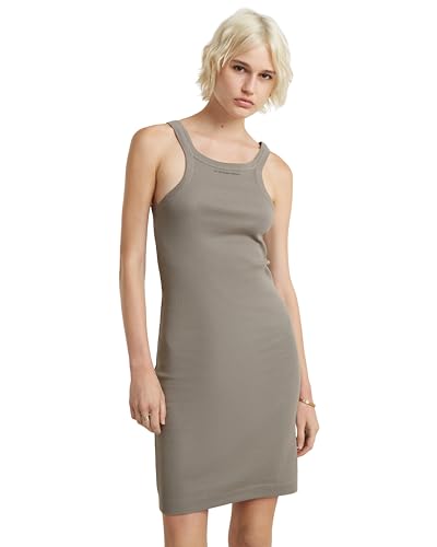 Robe-débardeur G-Star slim en maille côtelée pour femme au style décontracté