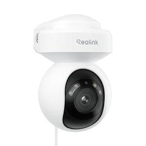 Reolink 4K Überwachungskamera Aussen mit Auto-Tracking, WLAN Kamera Outdoor mit 2,4/5GHz Dualband Wi-Fi 6, 355° Pan & 50° Tilt, 2-Wege-Audio, Farbnachtsicht, Person/Auto/Tiererkennung, E1 Outdoor S