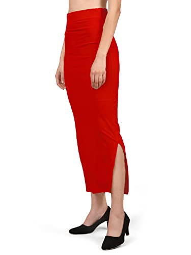 Image of Mehrang Stretchable Saree Shapewear Petticoat for Women, Cotton Blended,Petticoat,Skirts for Women,Shape Wear Dress for Saree
