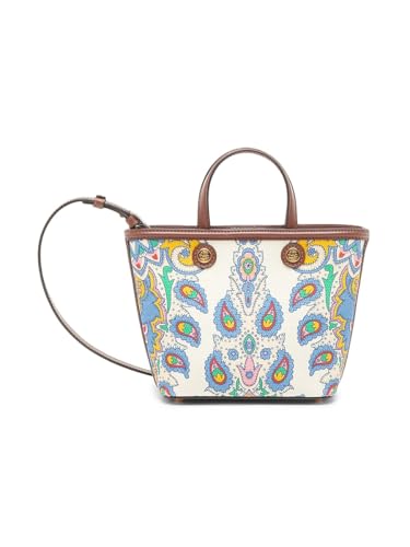 Etro, Extra-Small Essential Printed Canvas Shopper Tote Bag, White Multi
