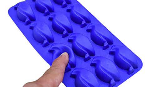 Molde para Hielos de Silicona con Forma de Pingüino 3 Unidades miniatura 4