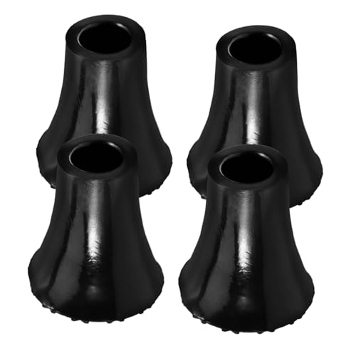 Didiseaon 4Pcs Nonskid Tips for Walking Canes Replacement Cane Tips with Durable Non Slip Crutch Foot Pads for Enhanced Stability and Safety